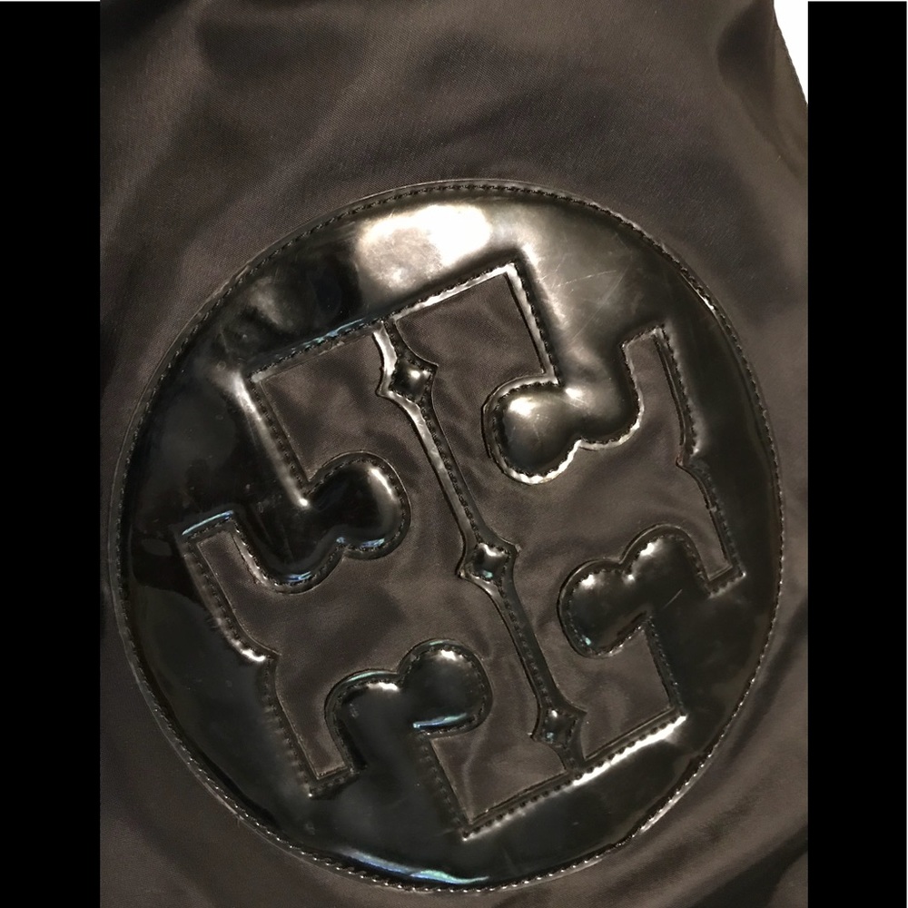 🌹Tory Burch Ella Black nylon/leather large tote🌹 - Picture 5 of 8